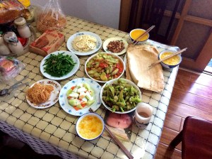 WONDERFUL LUNCH COOKED BY LAN AND QING