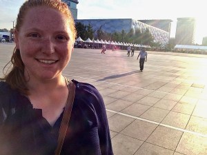 THE WATER CUBE FROM THE 2008 BEIJING OLYMPICS