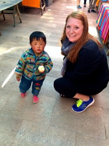 Local child from the area of Qinghai National Forest Park (青海国家森林公园).